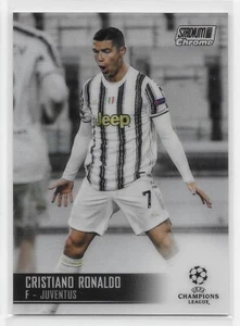 2020-21 STADIUM CLUB CHROME UEFA CHAMPIONS LEAGUE BASE Cristiano Ronaldo #100 - Picture 1 of 1