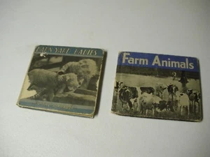 Barnyard Babies & Farm Animals Vintage Children's Books 1934 & 1936 Life On Farm - Picture 1 of 9