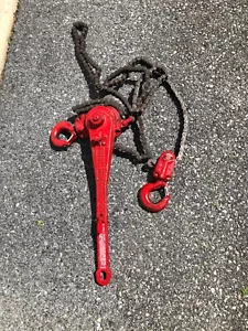 COFFING 1 CHAIN 3/4 TON 2 CHAIN 1 1/2 TON RATCHET HOIST MODEL A-1 VG - Picture 1 of 7