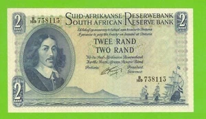 SOUTH AFRICA 2 RAND 1962/1965 P-105b UNC RARE - Picture 1 of 2