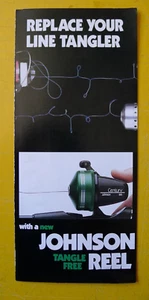 JOHNSON TANGLE FREE REEL Brochure Fishing 1980s - Picture 1 of 1