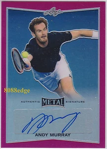 2016 LEAF METAL TENNIS AUTO: ANDY MURRAY #1/10 AUTOGRAPH UK WORLD #1 PLAYER 1/1 - Bild 1 von 1