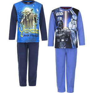 Nightwear Pyjama nightclothes Boys Star Wars Fleece Blue 104 116 128 140 #300