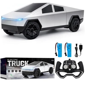 Rechargeable Tesla Cyber Truck Remote Control Car Toy Gift For Kids Adults Gifts - Picture 1 of 9