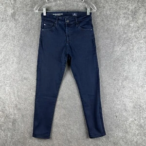AG Adriano Goldschmied Jeans Womens 27 Dark Wash Farrah Skinny Ankle High Rise - Picture 1 of 15