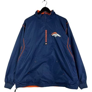 NFL Denver Broncos 1/4 Zip Windbreaker - Picture 1 of 9