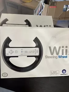 Ubisoft Steering Wheel For Nintendo Wii - Black - Picture 1 of 3