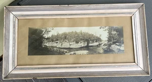 Vintage 1900 gerahmtes Foto Dells Wisconsin River WS Blatchley Kilbourn WI - Bild 1 von 10