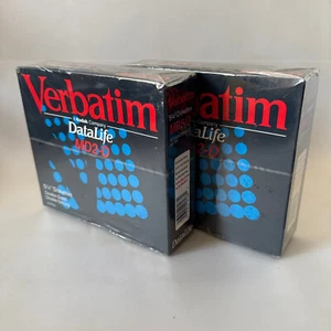 20x VERBATIM Floppy Disks MD2-D 5.25" Double Sided Density Diskettes - NEW - Photo 1/3