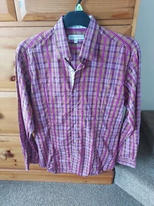 Cotton Doux Checked Shirt Mens Medium 15 Collar 40" Chest VGC - Picture 1 of 4