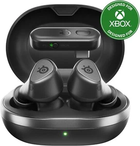 SteelSeries Arctis Wireless GameBuds for Xbox Black Certified Refurbished - Picture 1 of 7