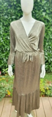 Robe noire et doré neuve taille L/XL marque Joy's Paris (sa) - Photo 1/4