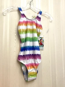 Gottex Kids Multicolor Tie-Dye Swimsuit Size 8 - Picture 1 of 11