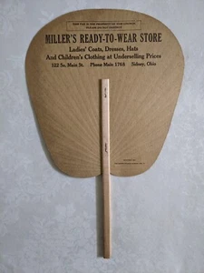 Miller's Ready to Wear Store Vintage Fan, 1941, Sidney OH - Bild 1 von 2