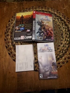 Final Fantasy Tactics The War of The Lions PSP Case Manual Only Has A Damage - Picture 1 of 8