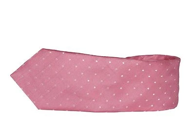 Corbata a lunares Nordstrom para hombre 100 % seda rosa plata 58" L 3,5" W L56217 Foto 1 de 2