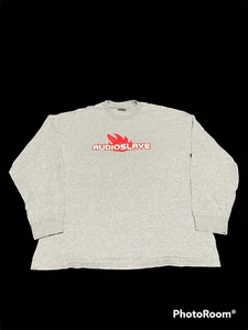 Vintage 2003 Audioslave Album Shirt Gray US Tour Chris Cornell Like a Stone XL - Picture 1 of 8