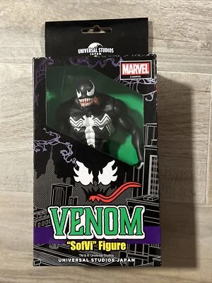 Figura de Vinilo Marvel Venom SofVi Universal Studios Japón Exclusiva Figura de Acción Foto 1 de 4
