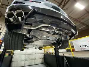 Chevrolet Corvette C8 6.2L 20-24 TOP SPEED PRO-1 T304 X-Pipe Exhaust Polished - Bild 1 von 11
