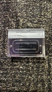 Pastilla rítmica Bill Lawrence L-500 1980 - negra con anillo cromado - Imagen 1 de 7