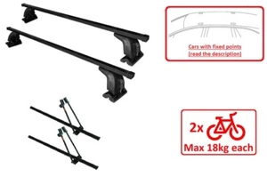 Set Dachträger + Fahrradträger für 2 Fahrräder M103B/120 für Vauxhall Combo Van 4D 12-18 - Bild 1 von 7