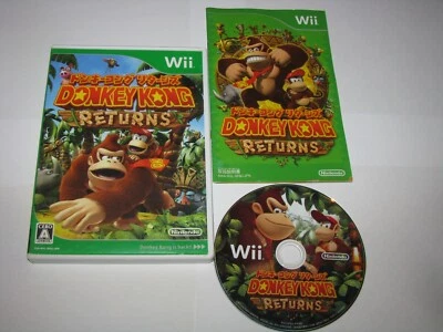 Donkey Kong Returns (Japanese, region lock) Nintendo Wii Japan import US Seller - Image 1 of 4