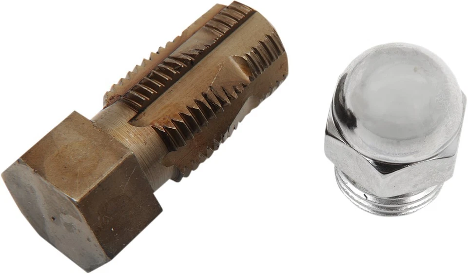 Kit de tapón de aceite y distribución de gran tamaño estilo bellota cromada Colonia (7500-2) Foto 1 de 1