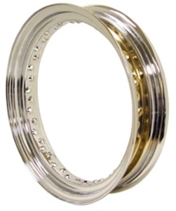19" X 2 1/2" 40 Spoke Chrome Front Rim For Harley 43001-79 53034 - Picture 1 of 2