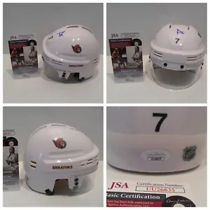 Brady Tkachuk Autographed Signed Ottawa Senators #7 Helmet JSA COA - Picture 1 of 7
