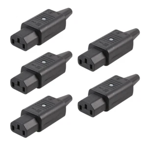 5x Schurter IEC C13 conector recto cableable - Imagen 1 de 2