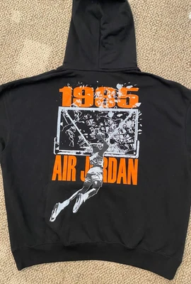 Nike Jordan Hoodie Sweatshirt Brooklyn Oversized Pullover IF5853-010 Men's Large - Image 1 of 4