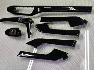 Audi B9 A4 S4 A5 S5 Carbon Fiber Trim Set | Hypetex Jet Black | Wave-Free OEM+ - Picture 1 of 14