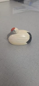Vintage handgefertigte japanische Figur 2" x 1,4" x 1" - Bild 1 von 5