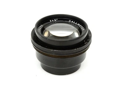 Dallmeyer Press 6" (150mm) f3.5 Vintage Prime Barrel Lens, Excellent Condition. - Image 1 of 4