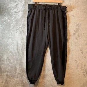 Lululemon On the Fly Jogginghose Samtbesatz schwarz Größe 14 - Bild 1 von 5