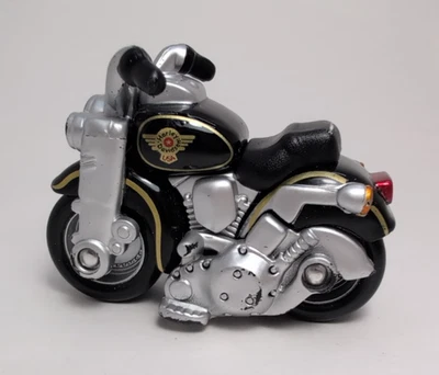 Juguete para motocicleta Maisto Mini Harley Davidson color negro y plateado Foto 1 de 4