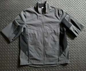Vintage Champion Jacket Mens Size Large L Gray Black Pullover Casual Windbreaker - Picture 1 of 11