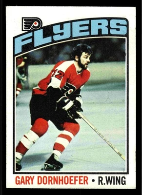 1976-77 Topps Gary Dornhoefer #256 - Philadelphia Flyers - Image 1 of 2
