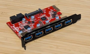 Inateck KTU3FR-5021USB 3.0 5 Port PCIE Expansion - Picture 1 of 2