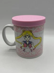 Sailor Moon Sailor Pink 16 Ounce Ceramic Mug with Lid - Picture 1 of 7