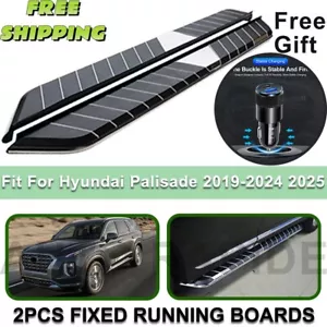 Fits For Hyundai Palisade 2019-2025 Fixed Running Boards Side Steps+CAR CHARGER - Bild 1 von 16