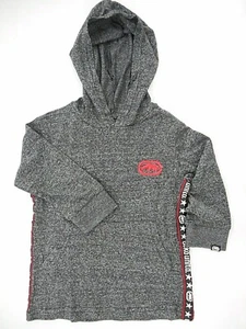 Boys Ecko Unltd. Dark Gray Hooded Long Sleeve Athletic Shirt Sizes 4 - 10/12 - Picture 1 of 5