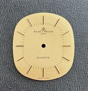 Genuine Baume & Mercier Quartz Gold Dial 28. 7 x 26 mm E18-10 - Picture 1 of 4