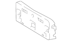 Genuine Lexus 2018-2021 Lexus - License Bracket 52114-78210 - Picture 1 of 2