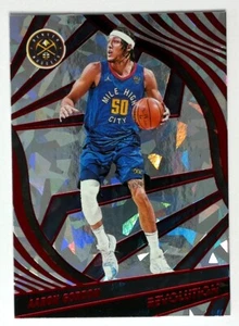 2021-22 Panini Revolution Aaron Gordon Rojo Hielo agrietado Año Nuevo #2 Denver Nugget - Imagen 1 de 3