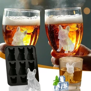 French Ice Mold, Fun Animal Shape 3D Popsicle Molds, Molds With Homemade Drink - Picture 1 of 7