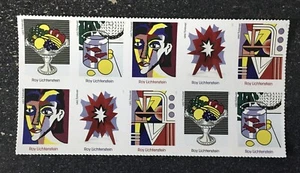 2023USA #5792-5796 Forever Roy Lichtenstein - Block of 10   mint postage - Picture 1 of 1