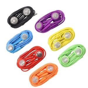 Colour Headphones Earphones Earbuds Wired 3.5mm Jack with Microphone MP3 - Picture 1 of 19