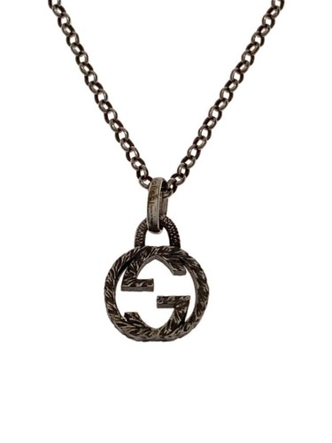 Collana Gucci SV925 bianca no top uomo usata