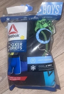 New! Boy's REEBOK 5 Pack Performance Boxer Briefs Size Medium 8/10 - Picture 1 of 2